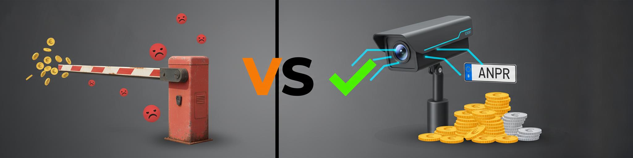 Schranke vs. Kamera