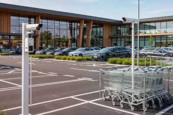 ANPR Supermarkt: Die Zukunft der Parkplatzüberwachung im Einzelhandel