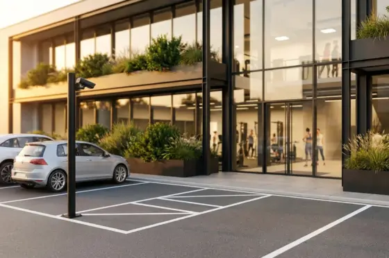 Revolutionäre Parkplatzverwaltung Gym: Wie ANPR Fitnessstudios transformiert