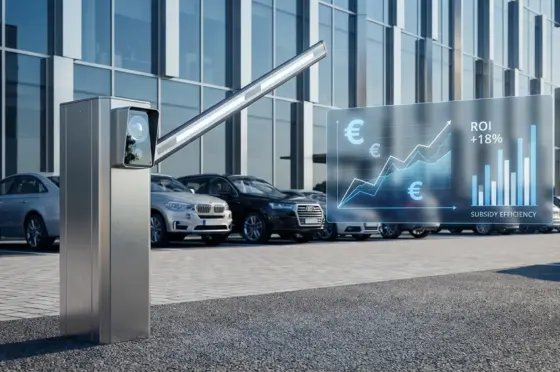 Fördermittel Parkplatz: So erhalten Sie einen ANPR Zuschuss für Ihre Parkraumdigitalisierung