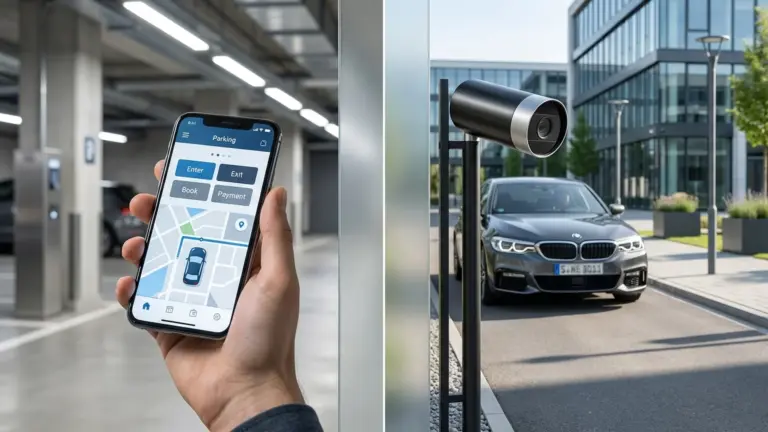 Park-App vs ANPR: Der ultimative Handy parken Vergleich 2026
