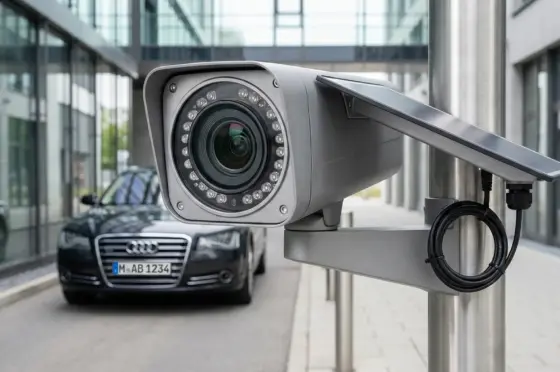 Stromversorgung für ANPR-Kameras: ANPR PoE, Solar und Alternativen im Vergleich